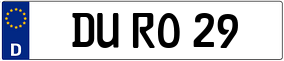 Truck License Plate